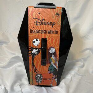 Disney Nightmare Before Christmas Baking Coffin Dish with Lid-Jack & Zero